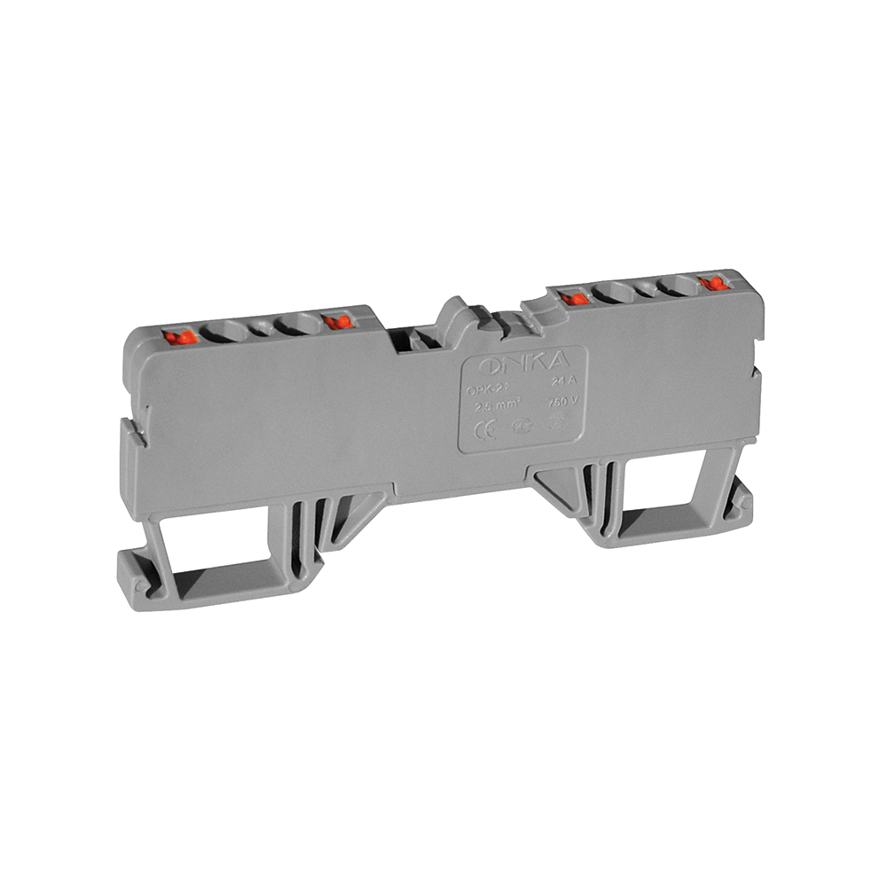 OPK SERIES PUSH-IN TYPE RAIL TERMINAL BLOCKS (2 IN / 2 OUT)